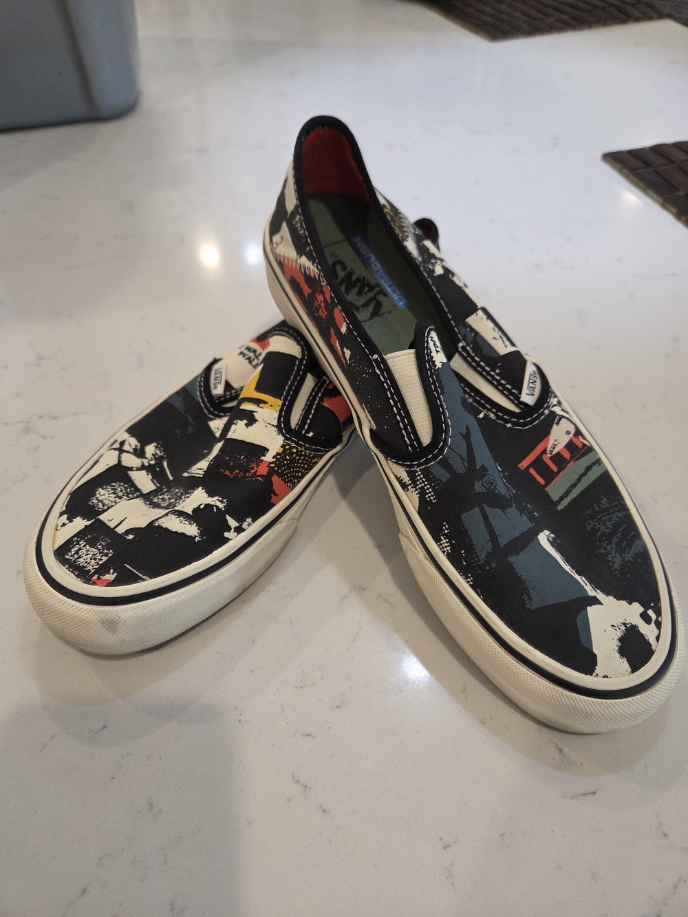 Vans Slip-On SF V66 Zine Black Antique White Sneakers